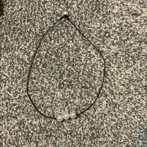 black pearl necklace